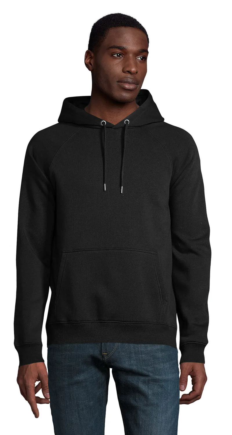Φούτερ με Κουκούλα Stellar 03568 SOL'S Black