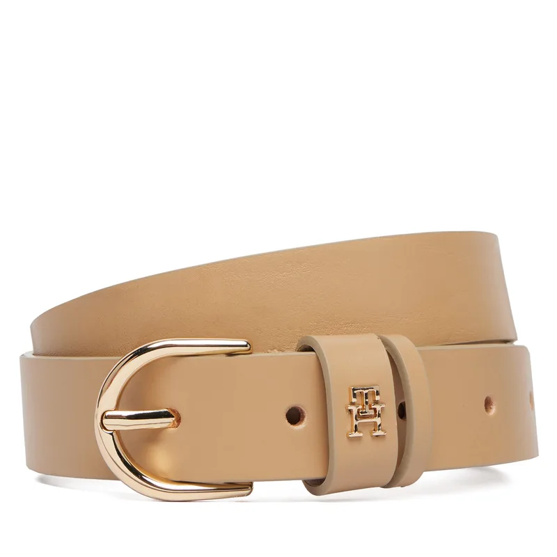 Ζώνη Tommy Hilfiger Essential Effortless 2.5 Go AW0AW16836 Μπεζ