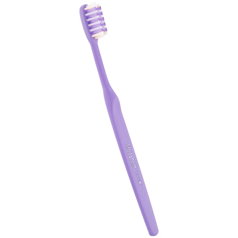 Elgydium Clinic Ortho-X Medium Toothbrush Χειροκίνητη Οδοντόβουρτσα Μέτριας Σκληρότητας Κατάλληλη για Καθαρισμό Ορθοδοντικών Μηχανισμών 1 Τεμάχιο - Μωβ