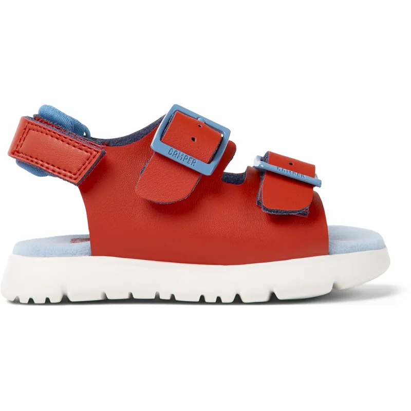 CAMPER Oruga - Πέδιλα Για Firstwalkers - Κόκκινο, Μέγεθος 26, Smooth leather