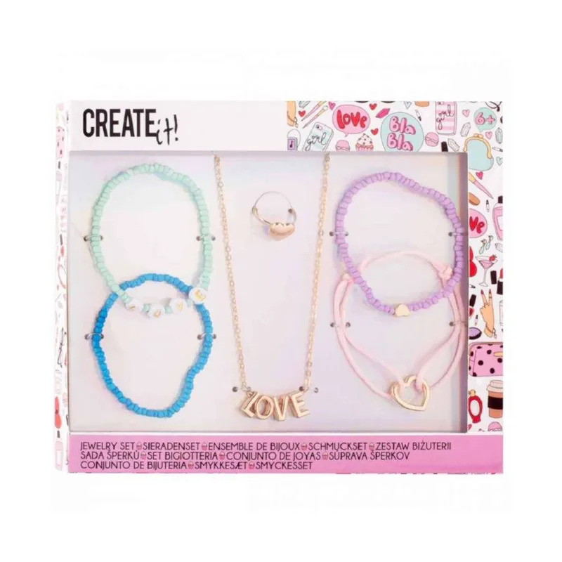 Create it Σετ Παιδικών Κοσμημάτων για Φίλες Love 84553A