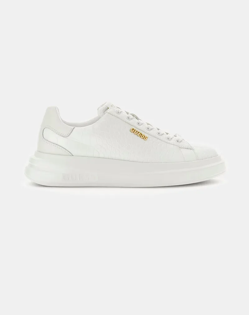 GUESS ELBA ΠΑΠΟΥΤΣΙ ΑΝΔΡΙΚΟ FMPELAELE12-WHITE White