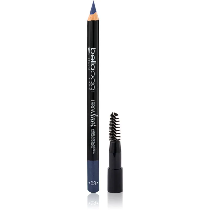 bellaoggi I Brow Liner μολύβι για τα φρύδια με βούρτσα απόχρωση Brunette 1,1 γρ