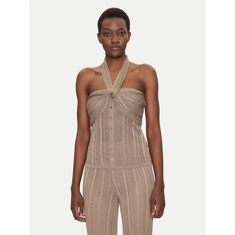 Marciano Guess Τοπ 5GGR16 5811Z Μπεζ Slim Fit