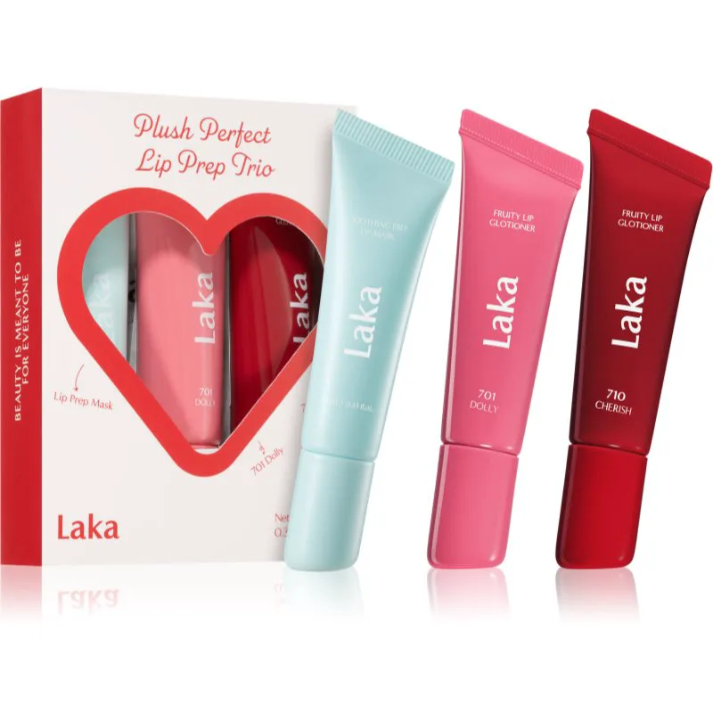 Laka Plush Perfect Lip Prep Trio σετ δώρου για τα χείλη