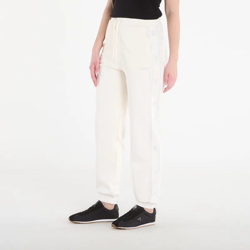 Φόρμα GUESS Octavia Jogger White Glam M