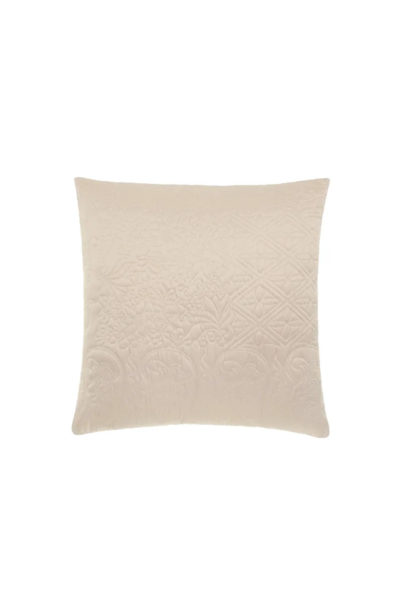 Coincasa διακοσμητικό μαξιλάρι καπιτονέ 50 x 50 cm - 007078022 Μπεζ