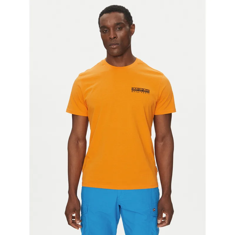 Napapijri T-Shirt S-Vignoni NP0A4ILX Πορτοκαλί Regular Fit
