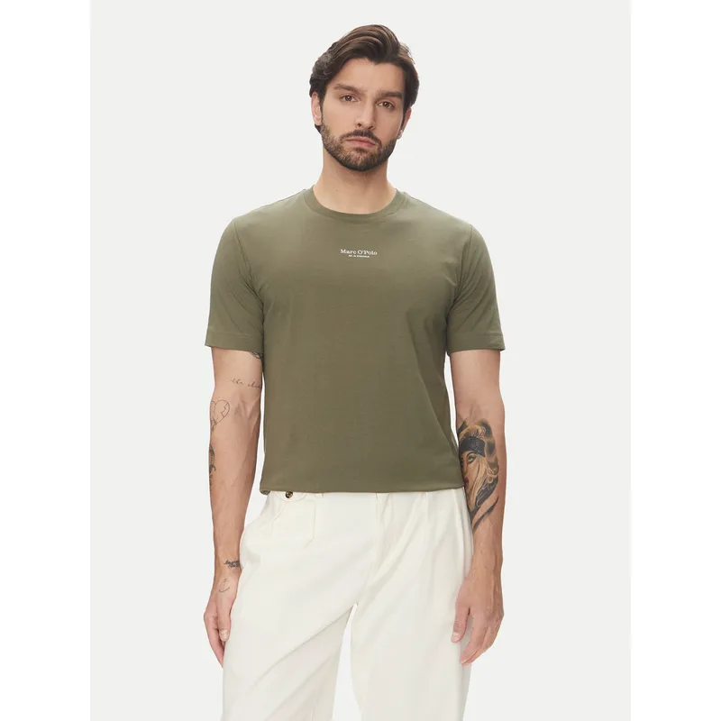Marc O'Polo T-Shirt 523 2012 51382 Πράσινο Regular Fit