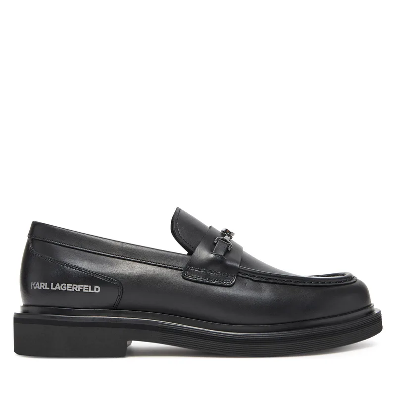 Μοκασίνια KARL LAGERFELD Kingston KL12215 Μαύρο