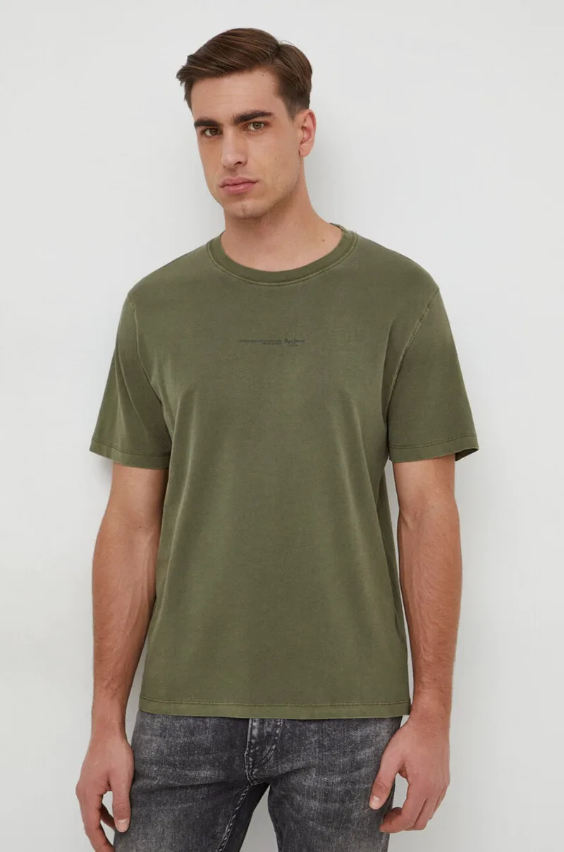 Βαμβακερό μπλουζάκι Pepe Jeans Dave Tee DAVE TEE