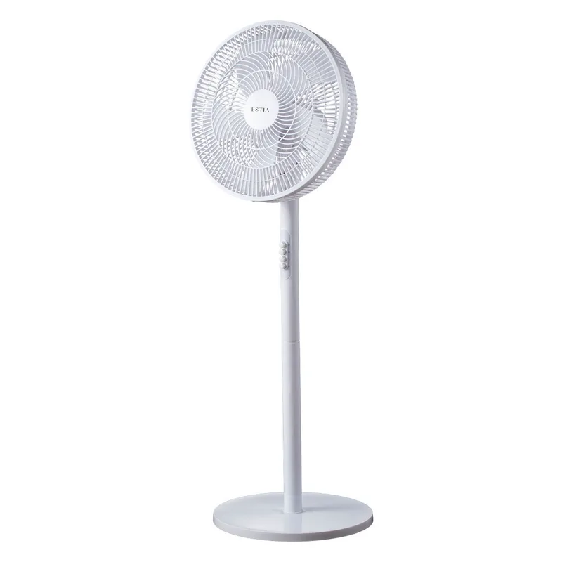 Ανεμιστήρας Σταντ Επιδαπέδιος Auraflow 50W Λευκό 40cm Estia 06-30643