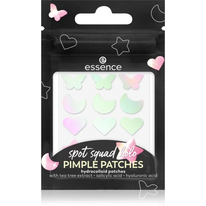 essence Spot Squad Holo Pimple Patches έμπλαστρα για προβληματκή επιδερμίδα 24 τμχ