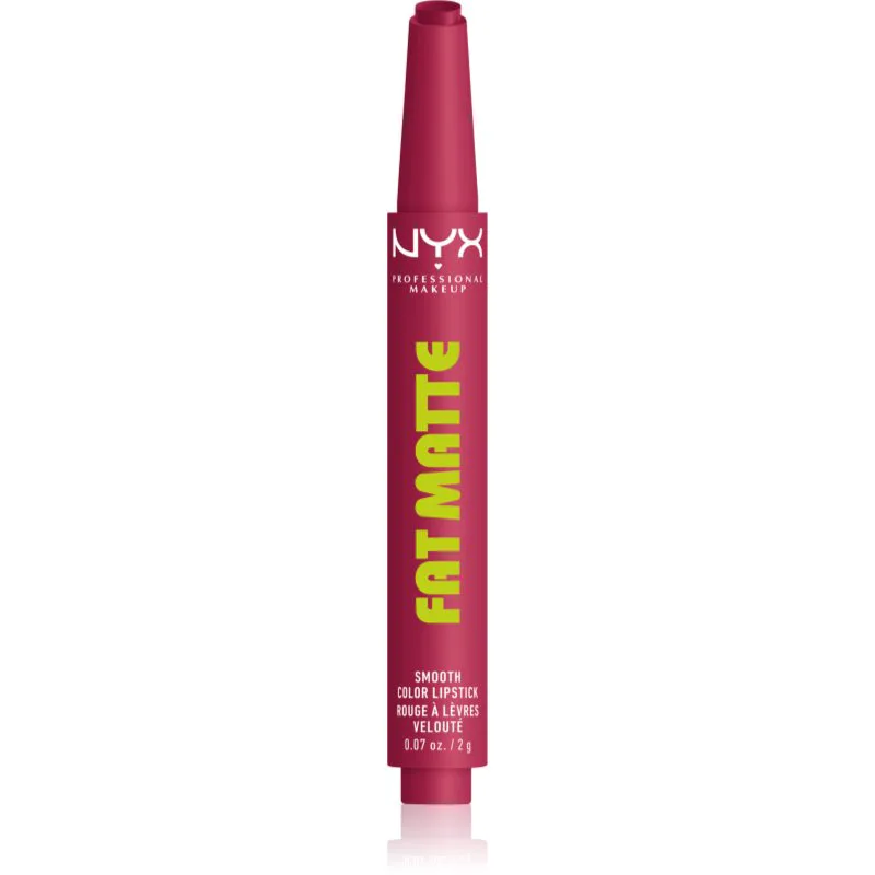 NYX Professional Makeup Fat Matte Βάλσαμο για χείλη με ματ αποτέλεσμα Blush Blanket 2 γρ