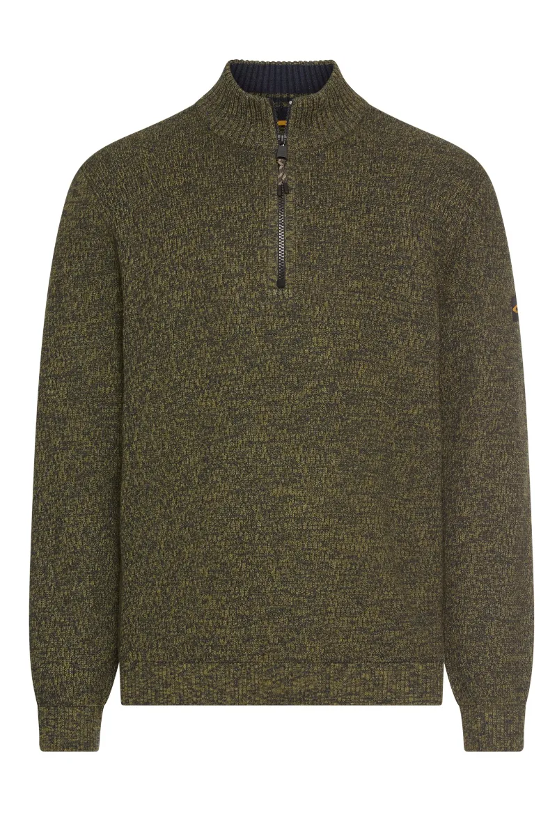 ΑΝΔΡΙΚΟ ΠΛΕΚΤΟ CAMEL ACTIVE PULLOVER TROYER ΚΑΝΟΝΙΚΗ ΓΡΑΜΜΗ ΠΡΑΣΙΝΟ