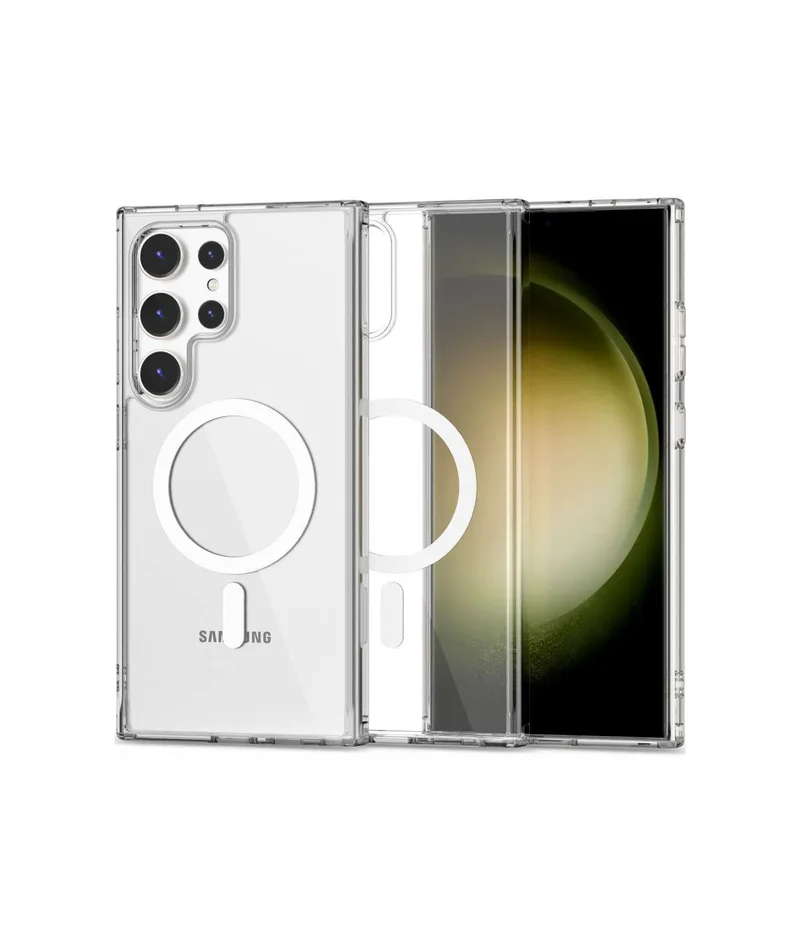 Magsafe Back Cover Σιλικόνης Διάφανο (Galaxy S22)