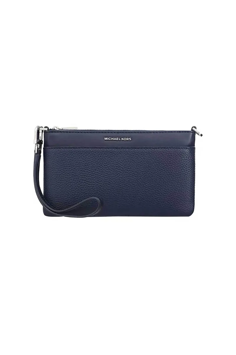 Michael Kors γυναικείο τσαντάκι χειρός "Jet Set" - 32F5SJ6F6L Σκούρο Μπλε