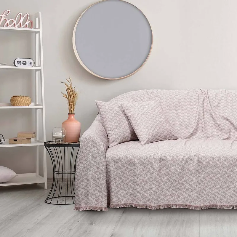ΡΙΧΤΑΡΙ ΔΙΘΕΣΙΟ DAS HOME 0219 ΡΟΖ 180Χ250CM