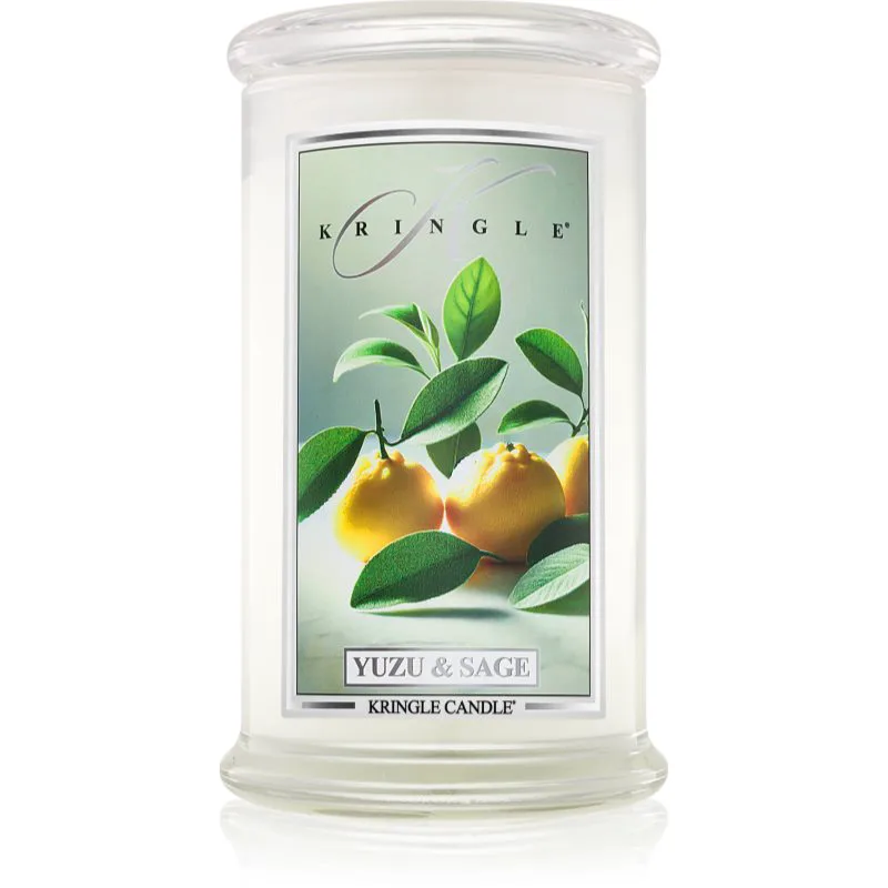 Kringle Candle Yuzu & Sage αρωματικό κερί 623 γρ