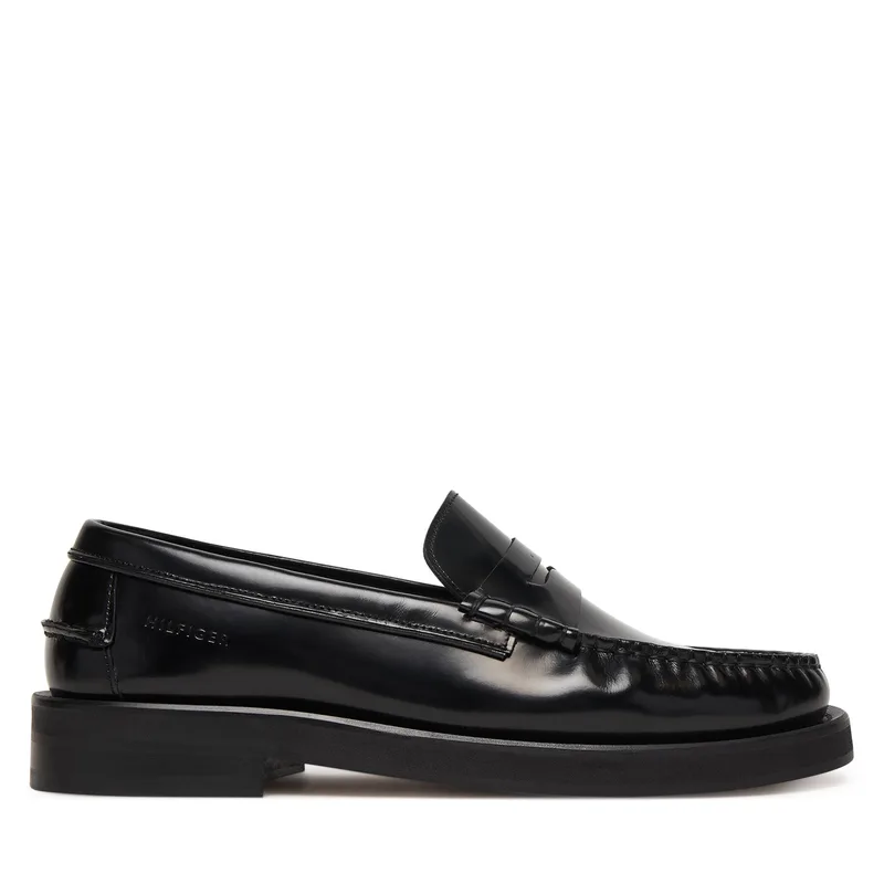 Μοκασίνια Tommy Hilfiger Classic High Abra Loaf FM0FM05624 Μαύρο