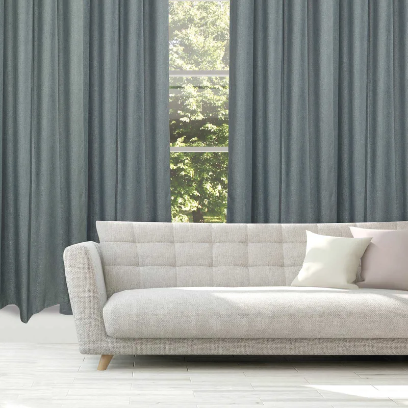 Das home κουρτινα με κρικουσ 140χ270 2245 γκρι σκουρο