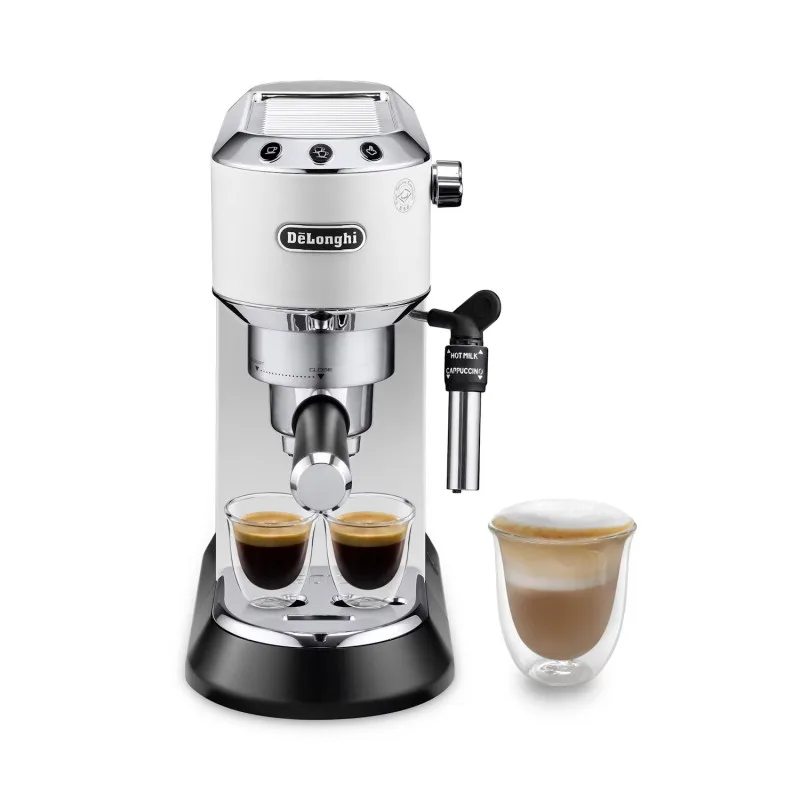 Μηχανή Espresso DeLonghi EC685.W, 1300W, 15 bar, 1.1 l, 3 προσαρμογείς, Έλεγχος θερμοκρασίας, Λευκό