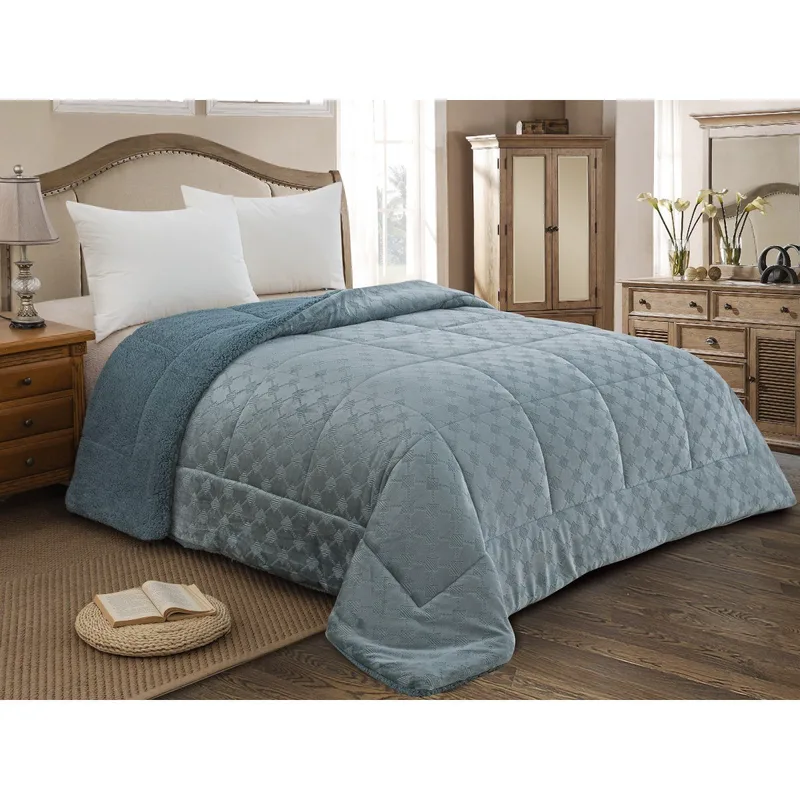 Κουβερτοπαπλωμα Υπερδιπλο 220x240 Adam Home (825) Πράσινο