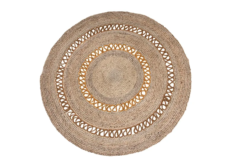 ΧΑΛΙ ΓΙΟΥΤΑ PARMALA GOLD- Klonaras Home Fashion 160cm - Στρογγυλό