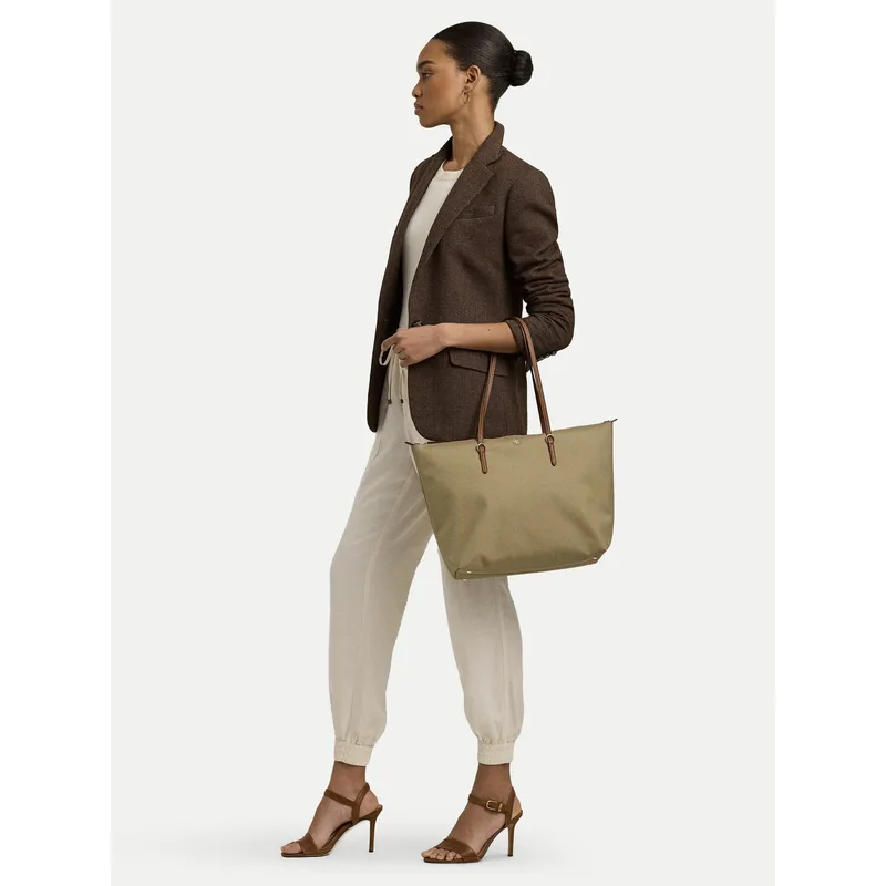 Τσάντα Lauren Ralph Lauren Keaton 31 431950007003 Καφέ