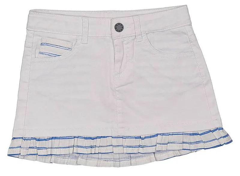 ΦΟΥΣΤΑ JEANS BENETTON ART 1 GIRL ΛΕΥΚΟ/ΜΠΛΕ (140 CM)-(8-9 ΕΤΩΝ)