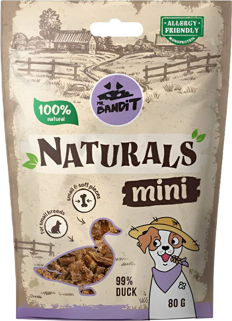 ΛΙΧΟΥΔΙΕΣ ΣΚΥΛΟΥ VET EXPERT MR BANDIT NATURALS MINI ΠΑΠΙΑ (80 GR)