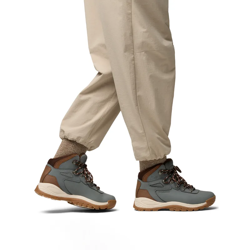 Παπούτσια πεζοπορίας Columbia Newton Ridge Mid WP 1424692 Πράσινο