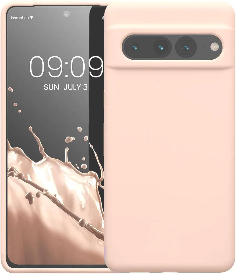 Θήκη Google Pixel 7 Pro KWmobile Soft Flexible Rubber Cover Σιλικόνης - Antique Ροζ Matte (KWM0000171J046C)