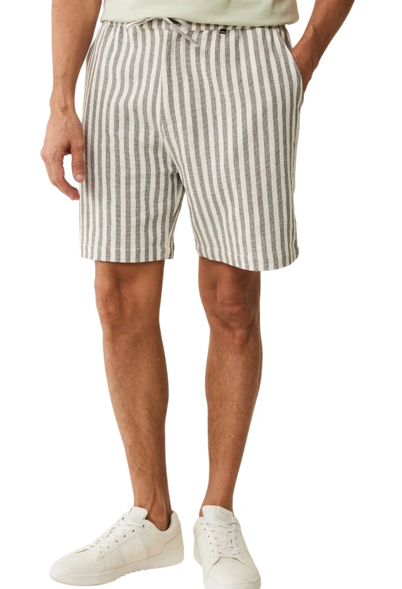 Σορτς Mexx Striped Shorts MF007301951M-Herb Green Ανδρικό