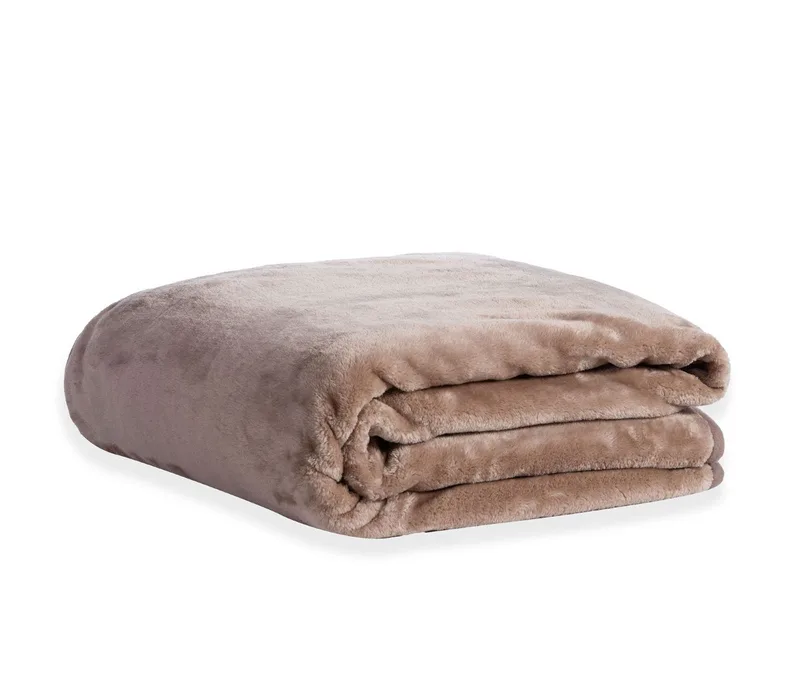 Κουβέρτα Βελουτέ Υπέρδιπλη Nef-Nef Loft 1203-Mocca 220x240