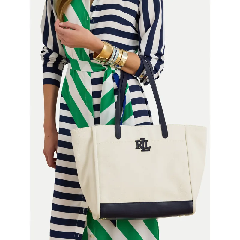 Τσάντα LAUREN RALPH LAUREN 431982234002 Εκρού