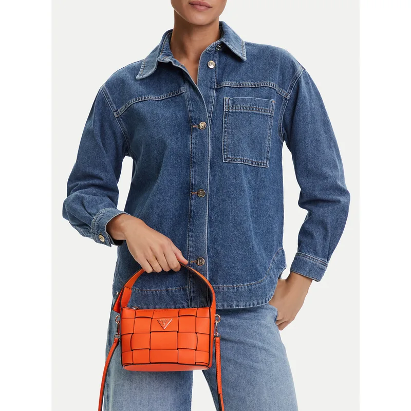 Τσάντα Guess Maylee Mini HWWG96 61720 Πορτοκαλί