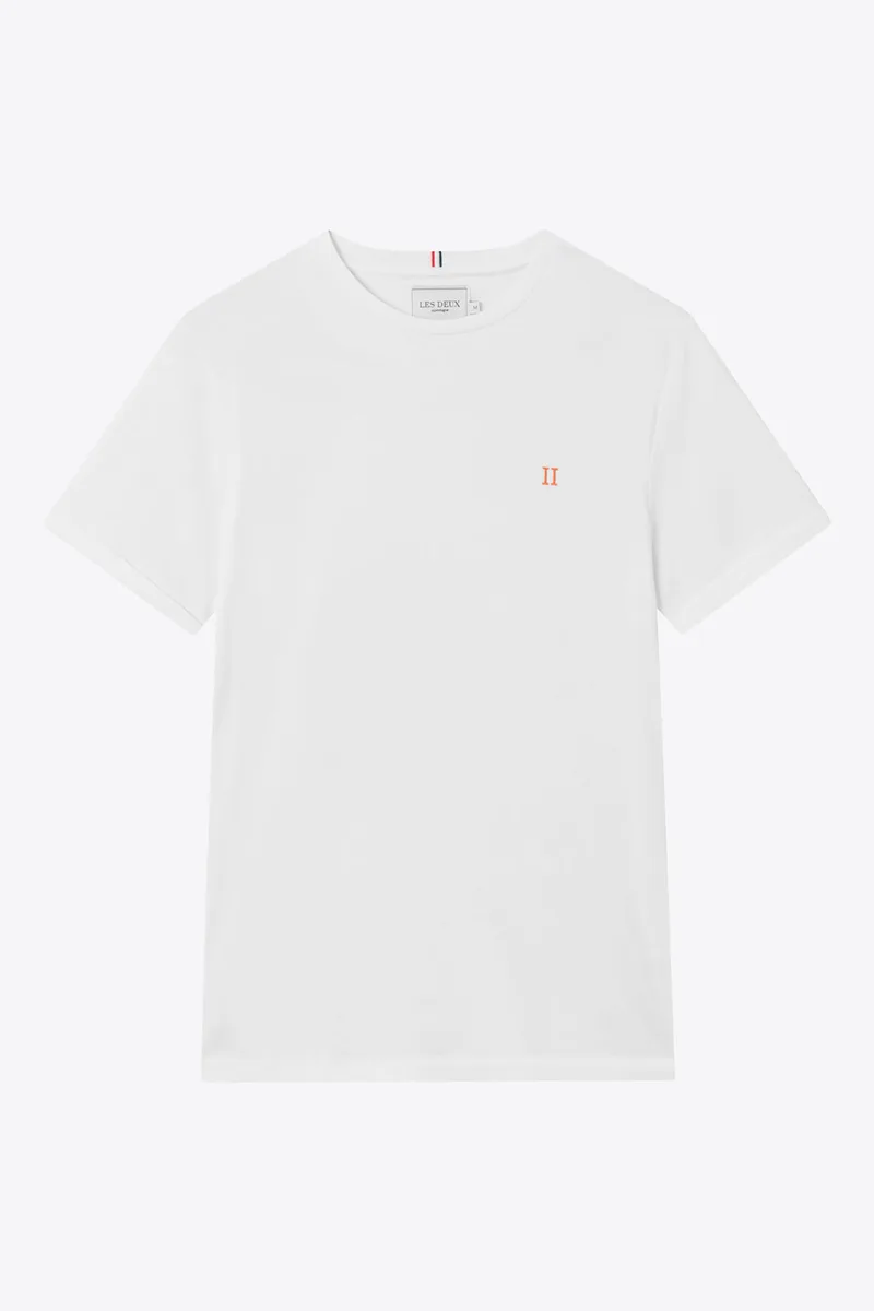 Les Deux ανδρικό T-shirt Slim Fit "Nørregaard" - LDM101008 Λευκό