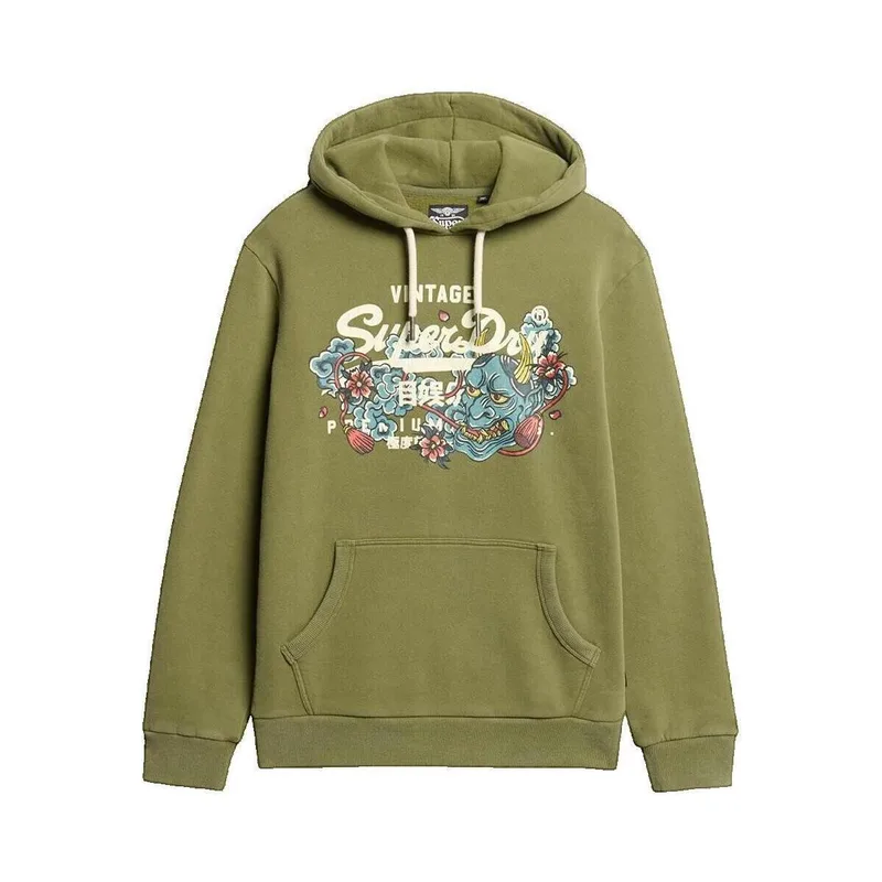 T-shirt με κουκούλα Superdry Tokyo Vl