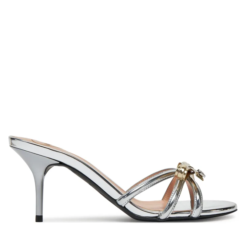 Παντόφλες LOVE MOSCHINO JA28036G1MJE190A Ασημί