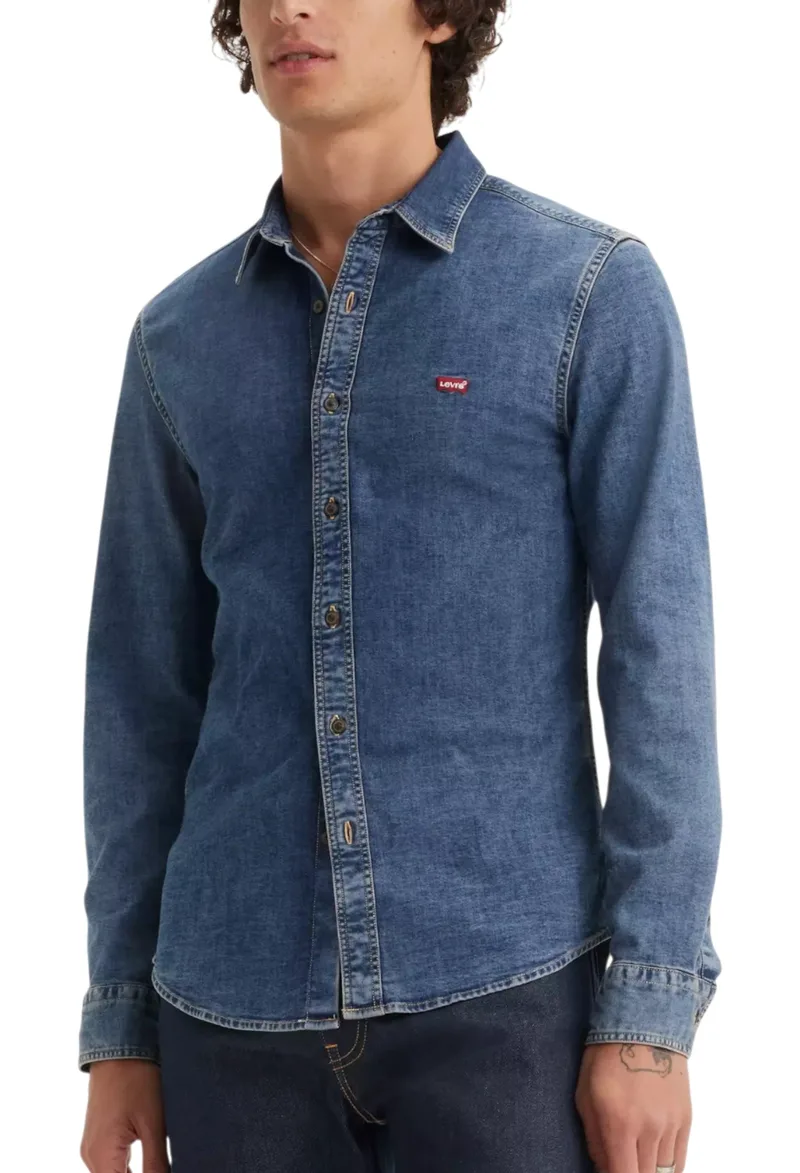 Πουκάμισο Μακρυμάνικο Levi's Denim Battery Housemark Slim Fit 866250052-52 Ανδρικό