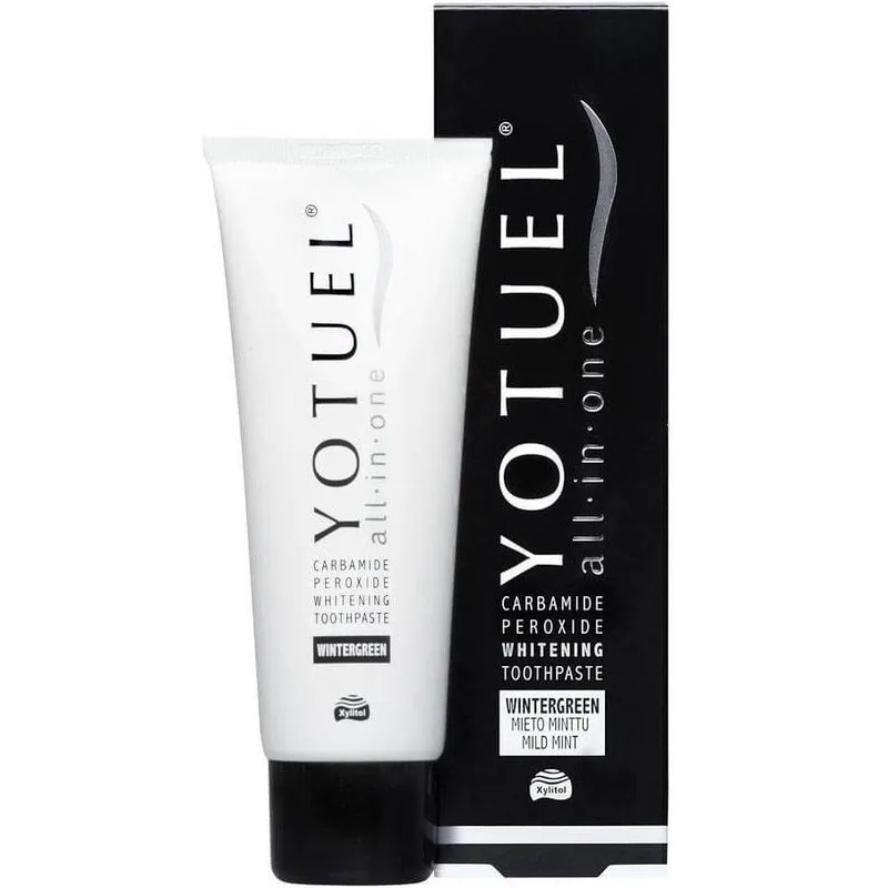 Yotuel All In One Carbamide Peroxide Whitening Toothpaste Φθοριούχος Λευκαντική Οδοντόκρεμα με Γεύση Μέντας 75ml