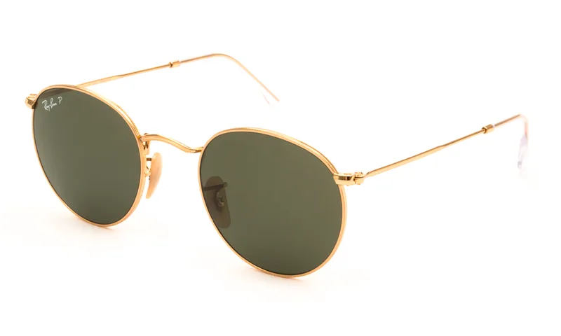 RAY BAN ΓΥΑΛΙΑ ΗΛΙΟΥ RAY BAN ROUND METAL 3447 001/58 5021 3447 Χρυσό