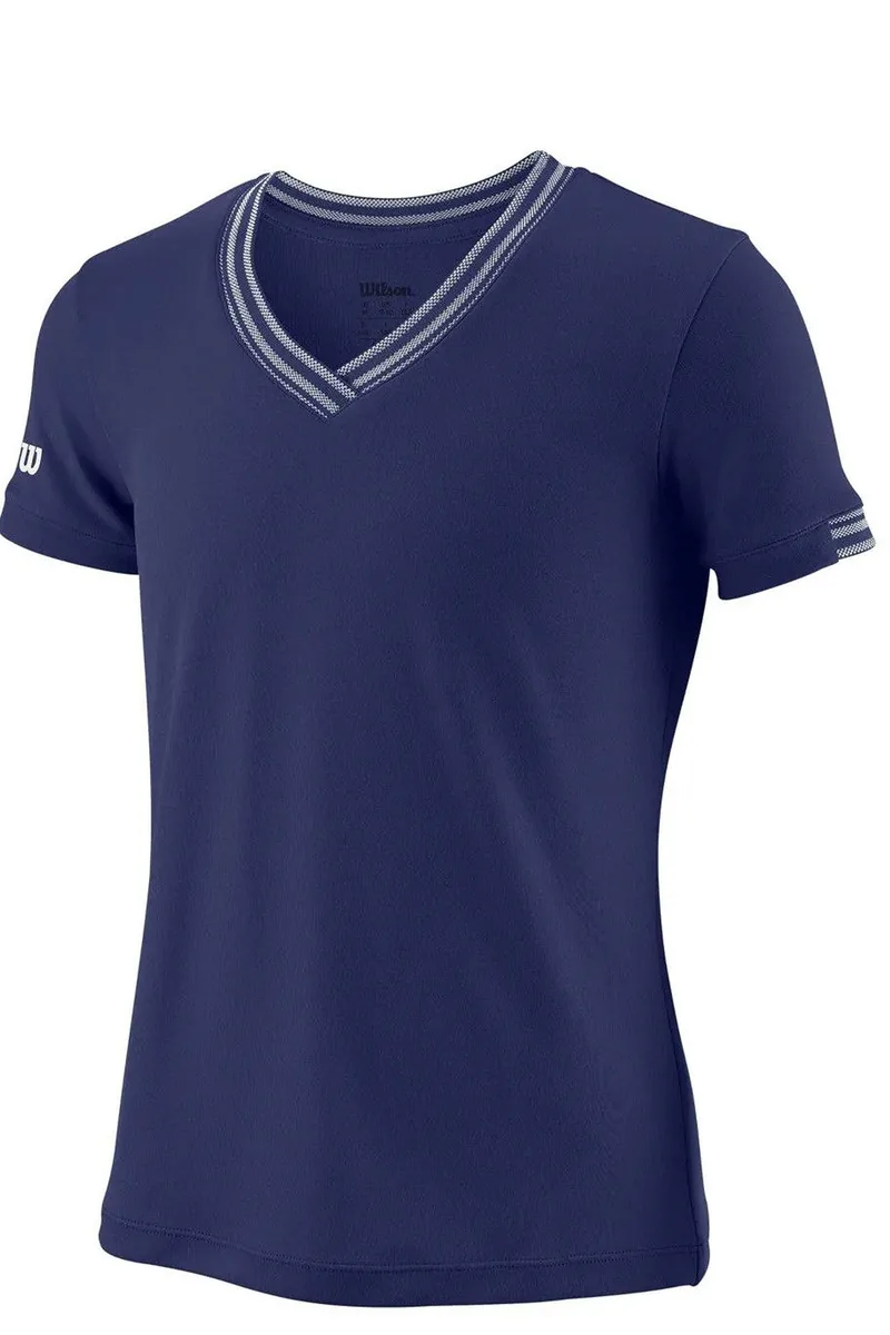Μπλούζα Κοντομάνικη Wilson G Team V-Neck WRA770101-00 Κορίτσι