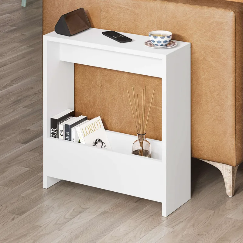Βοηθητικό Τραπεζάκι Simpi - White 776Hms3505 55x60x20 cm