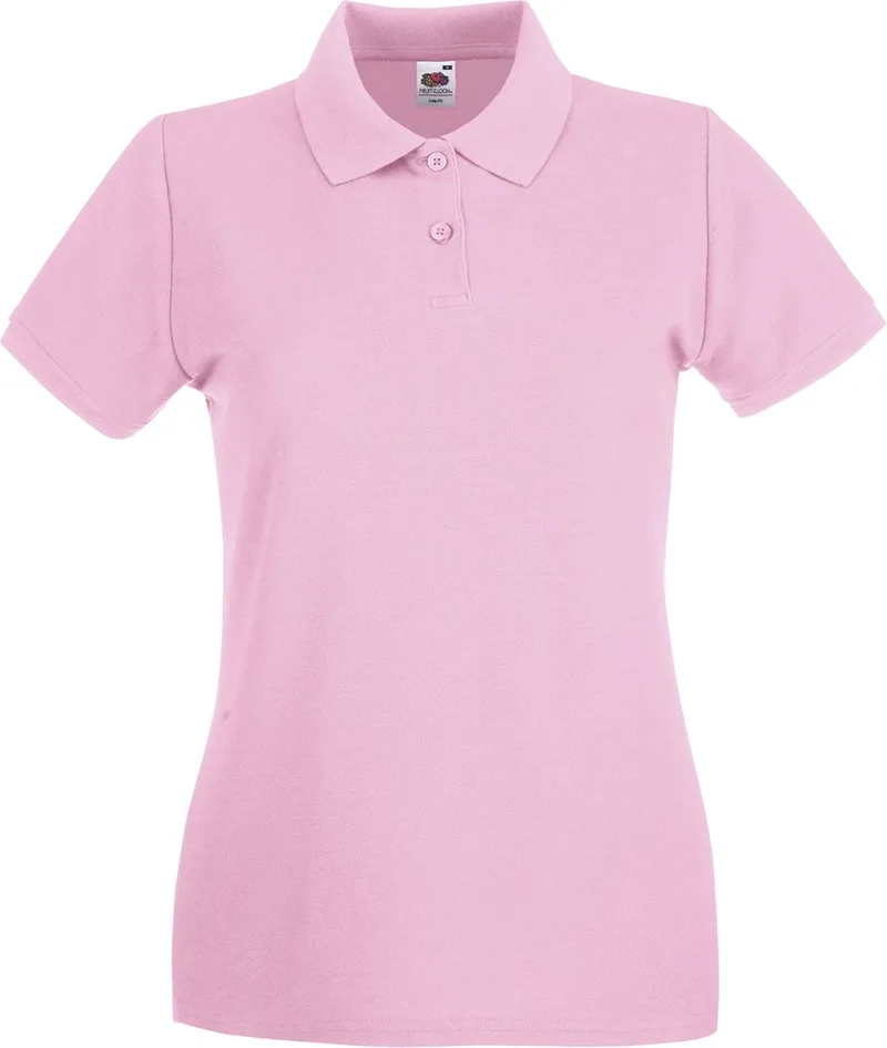 Γυναικεία Μπλούζα Polo 63-030-0 Fruit of the Loom Light Ροζ