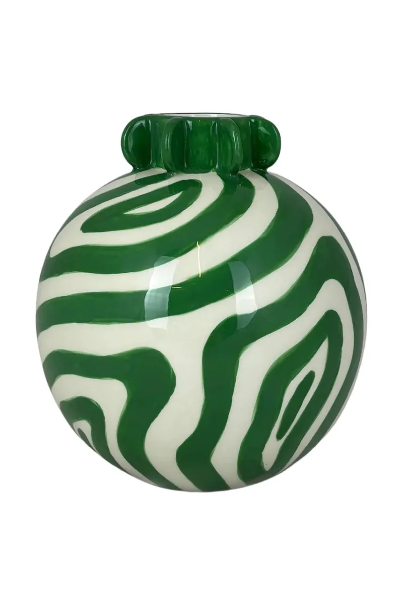 Qué Rico βάζο διακοσμητικό από δολομίτη 14,5 x 14,5 x 15 cm