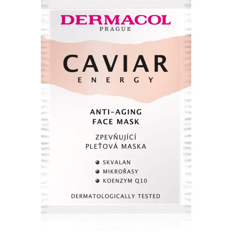 Dermacol Caviar Energy αντιρυτιδική και συσφικτική μάσκα προσώπου 16 ml
