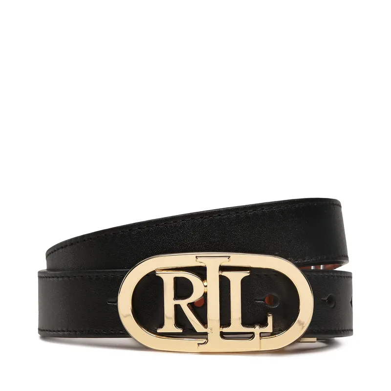 Ζώνη Γυναικεία Lauren Ralph Lauren Oval Rev 25 412883714003 Καφέ