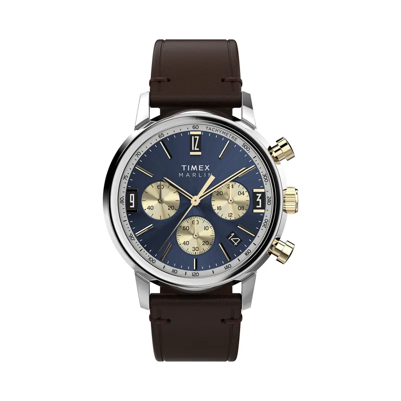 Ρολόι Timex Marlin® Quartz Chronograph TW2W60400 Μαύρο